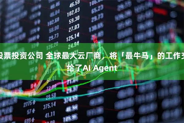 股票投资公司 全球最大云厂商，将「最牛马」的工作交给了AI Agent